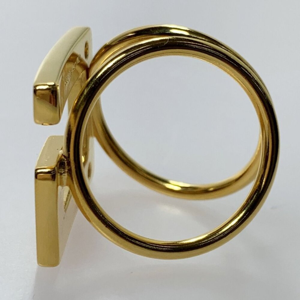 Gucci Plated G Logo G Motif Gold Scarf Ring - Picture 3 of 6